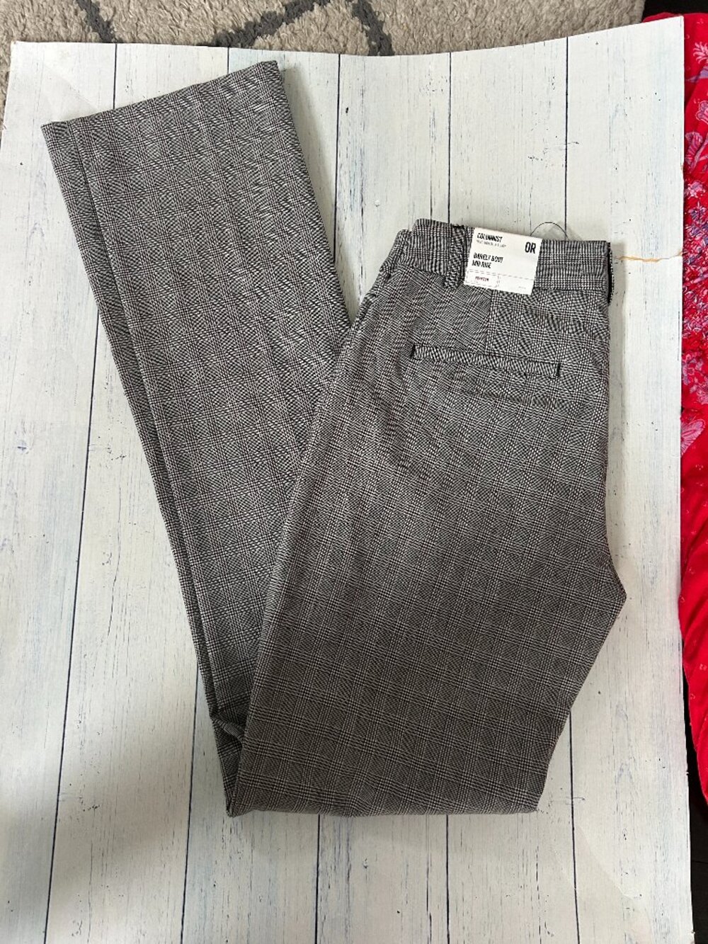 nwt EXPRESS COLUMNIST barely boot mid rise stretch pants 0 reg